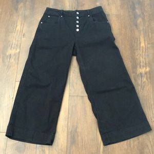 Gap wide leg denim pants